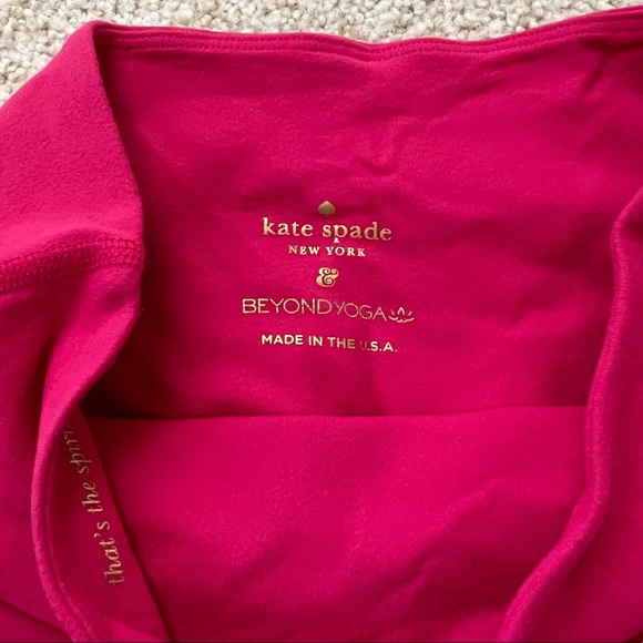Kate Spade x Beyond Yoga Back Bow Pink Leggings - Picture 5 of 8